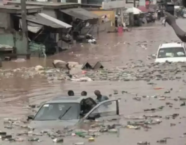 Gosh!! See What Flood Did To Sango-Ota Town, In Ogun State (Photos)